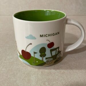 Starbucks You Are Here Michigan Mug